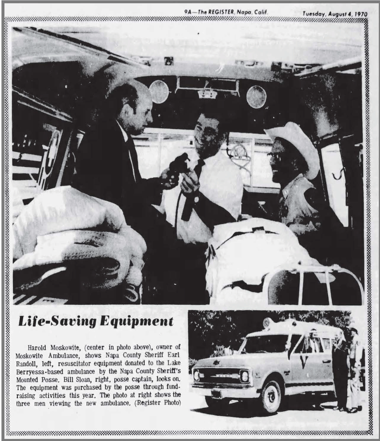 Moskowite Ambulance Aug1970