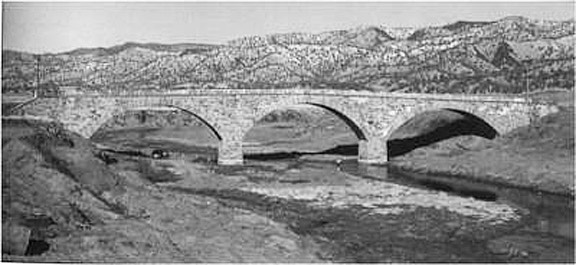 Putah Creek Stone Bridge Low